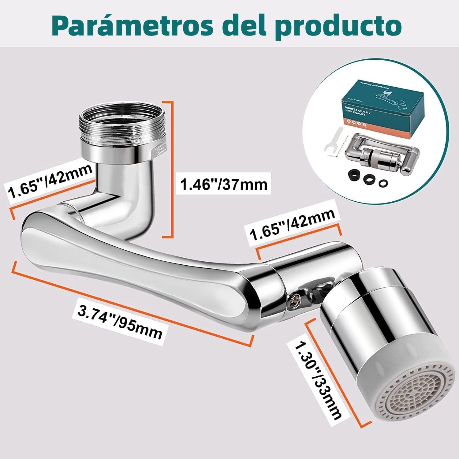 Extensor Grifo Giratorio Universal