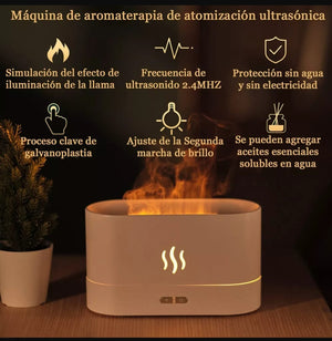 Humidificador Difusor De Aroma Luz