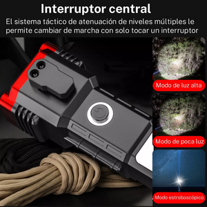 Linterna Martillo Powerbank Imán Portati